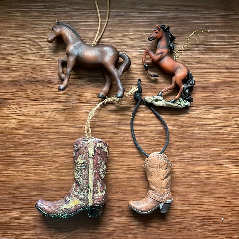 Horsey ornament bundle